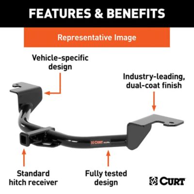 Image showing  Class 1 Hitch, 1-1/4 in. Ball Mount, Select Buick Encore, Chevy Trax, Excluding GX