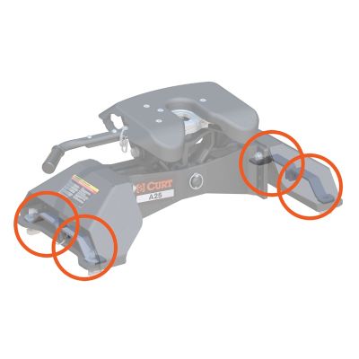 Image showing  Replacement 5th Wheel Puck System Handles for Ford (Fits 16017 and 16020)