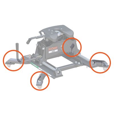Image showing  Replacement 5th Wheel Puck System Handles for Ram (Fits 16022)