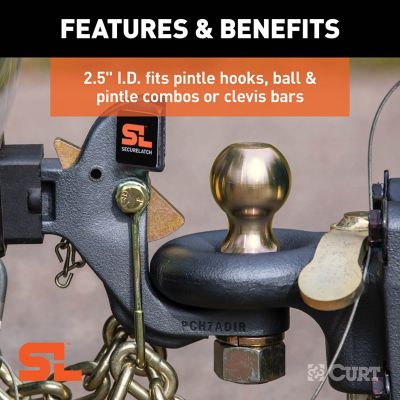 Image showing  SecureLatch Flush-Mount Lunette Ring, 60,000 lb., 2-1/2 in. ID