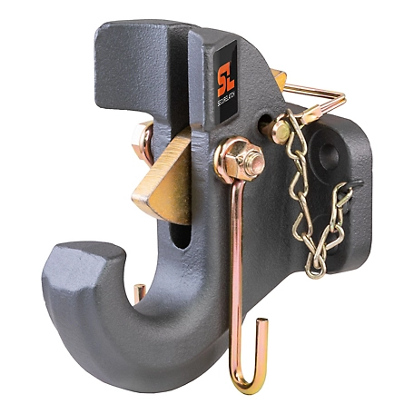 CURT SecureLatch Pintle Hook (30,000 lb., 2-1/2 in. or 3 in. Lunette), 48505