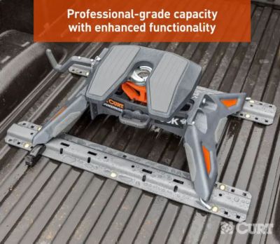 Image showing  30,000 lb. Capacity PowerRide 5th Wheel Hitch with Rails