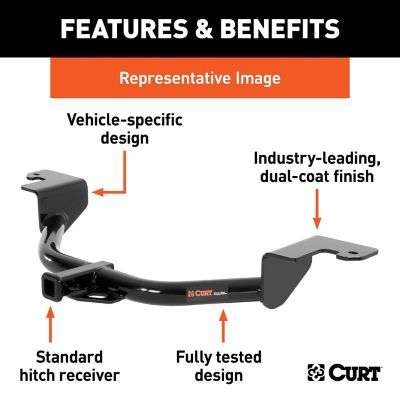 Image showing  Class 1 Trailer Hitch, 1-1/4 in. Ball Mount, Select Kia Soul, 115753