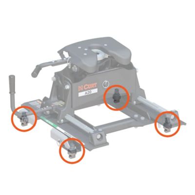 Image showing  Replacement 5th Wheel Puck System Anchors for Chevrolet and GMC (Fits 16023)