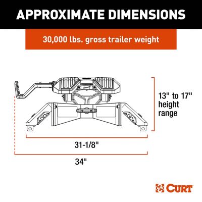 Image showing  30,000 lb. Capacity PowerRide 5th Wheel Hitch