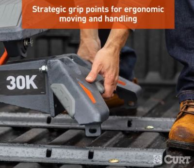 Image showing 5 th CURT 30,000 lb. Capacity PowerRide 5th Wheel Hitch