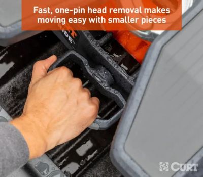 Image showing 6 th CURT 30,000 lb. Capacity PowerRide 5th Wheel Hitch