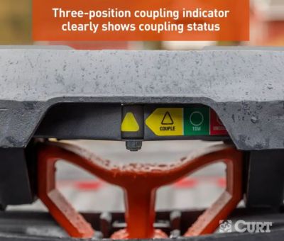 Image showing 7 th CURT 30,000 lb. Capacity PowerRide 5th Wheel Hitch