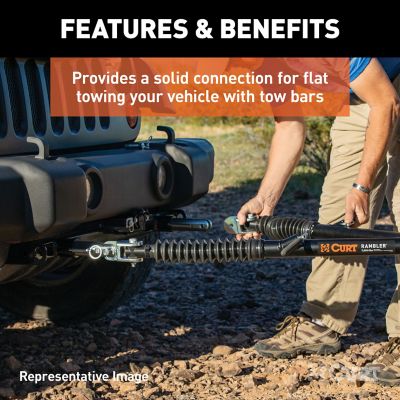 Image showing  Custom Tow Bar Base Plate, Select Ram 1500, 70121