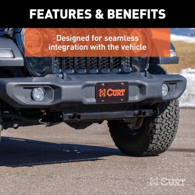 Image showing  Custom Tow Bar Base Plate, Select Jeep Gladiator JT, 70129