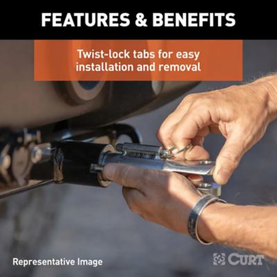 Image showing 1 th CURT Custom Tow Bar Base Plate, Select Ford Expedition, Lincoln Navigator, 70139