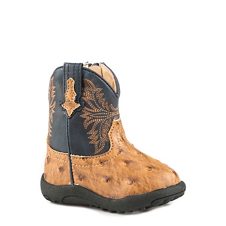 Roper Cowbabies Cowboy Cool Boots, Tan