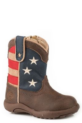 Roper Unisex Kids' Cowbabies American Patriot Boots
