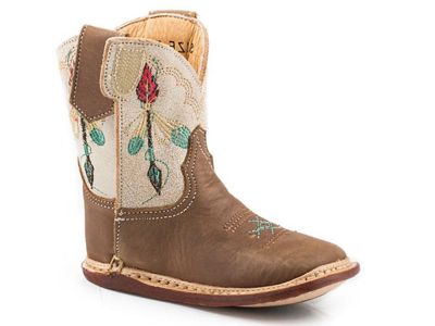 Roper Cowbaby Arrow Feather Boots