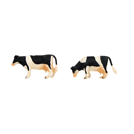 Kids Globe 2 pc. Standing Black and White Cow Set, 1:32 Scale, KG571873