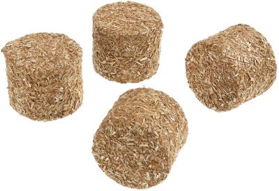 Kids Globe 4 pc. Round Straw Bales Toy Set, 1:32 Scale