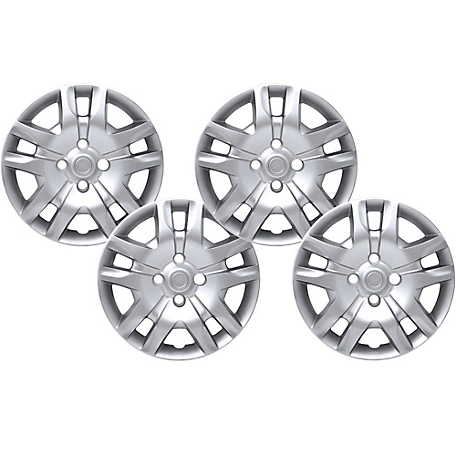 CCI Set of 4, Nissan Sentra 2010-2012 Bolt On Replica Hubcaps/Wheel Covers for 16 in. (20 Hole) Steel Rims (40315ZT50A)
