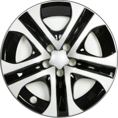 CCI 1 Single, Toyota RAV4 2016-2018 Silver/Black Replica Hubcap/Wheel Cover for 17 in. (5 Spoke) Steel Wheel (42602-0R030)