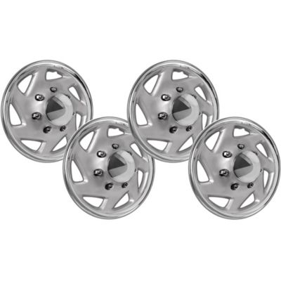 CCI Set of 4, Ford E-150, E-250 1997-2014, E-350 SRW 1997-2024 Replica Hubcaps/Wheel Covers for 16 in. Steel Rims 4C2Z1130BA