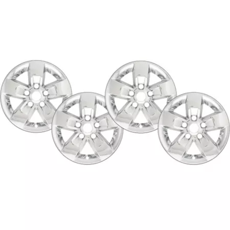 CCI Chrome Wheel Covers/Rubber Covers for 2013-2018 Dodge Ram 1500 2019-2023 Ram Classic with 17" Alloy Wheels 4 Pack Hubcaps