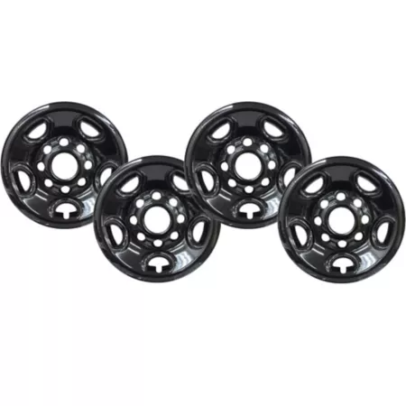 CCI Set of 4 Chevrolet Silverado 2500 3500 1999-2010 Suburban 2500 2000-2014 Black Wheel Covers/Rims for 16" Rims Hubcaps