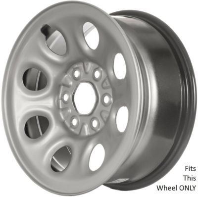 Image showing  Set of 4, Chevrolet Avalanche 2007-2013, Express 1500 2009-2014 Black Hubcaps/Wheel Covers for 17 in. Steel Wheels