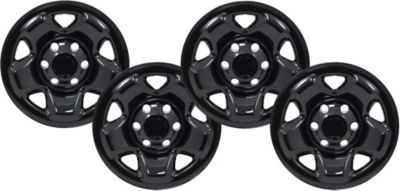 CCI Set of 4, Toyota Tacoma 2005-2023 Black Hubcaps/Wheel Covers for 16 Inch Steel Wheels