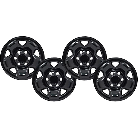 CCI Set of 4, Toyota Tacoma 2005-2023 Black Hubcaps/Wheel Covers for 16 Inch Steel Wheels