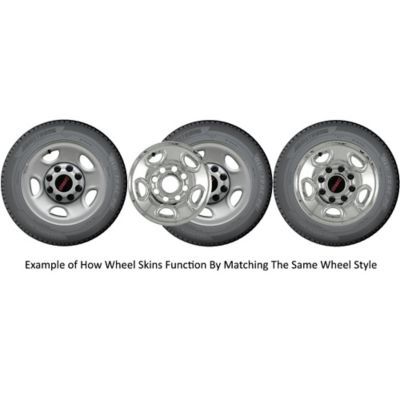 Image showing  Black Hubcaps/Wheel Covers for Toyota Tacoma 2005-2023 with 16 in. Steel Wheels, 4-Pack