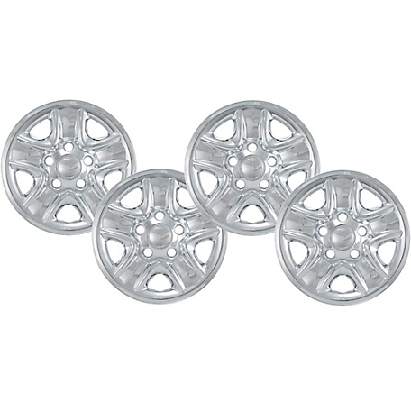 CCI Set of 4, Toyota Tundra 2007-2021 Chrome Hubcaps/Wheel Covers for 18 Inch Steel Wheels