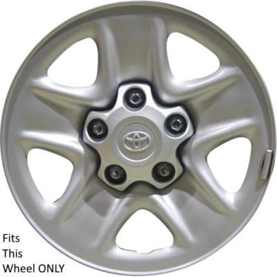 Image showing  Chrome Hubcaps/Wheel Covers for Toyota Tundra 2007-2021 with 18 in. Steel Wheels, 4-Pack