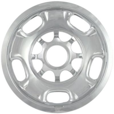 Image showing  Set of 4, GMC Sierra 2500, 3500 SRW 2011-2024 Hubcaps/Wheel Covers for 17 Inch Steel Rims