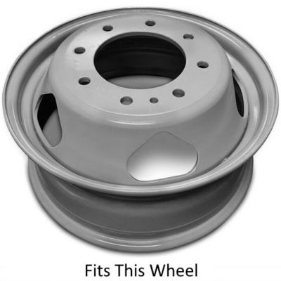Image showing  Replica Hubcap/Wheel Cover for Chevrolet Silverado, GMC Sierra 3500 DRW 2011-2024 with 17 in. Front Rims, 9597814