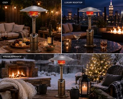 Image showing  Tabletop Propane Patio Heater, 10,000 BTU