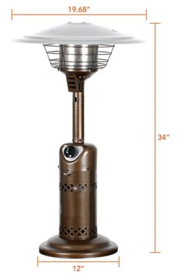 Image showing 5 th HeatMaxx Tabletop Propane Patio Heater, 10,000 BTU