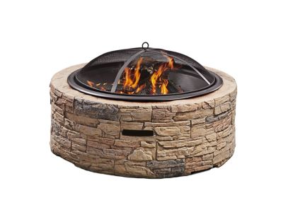 Image showing  35 in. Cast Stone Fire Pit