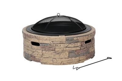 Image showing  35 in. Cast Stone Fire Pit