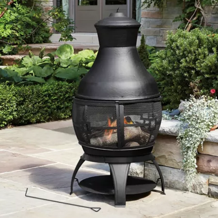 HeatMaxx 45" Outdoor Wood Fireplace Fire Pits