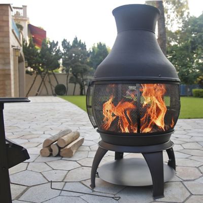 Image showing  45 in. Outdoor Wood-Burning Chiminea