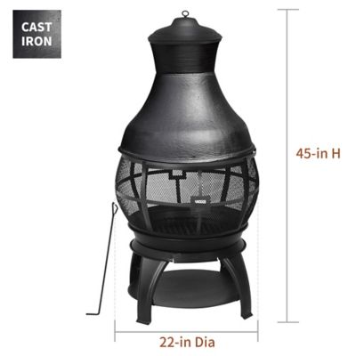 Image showing 6 th HeatMaxx 45 in. Outdoor Wood-Burning Chiminea