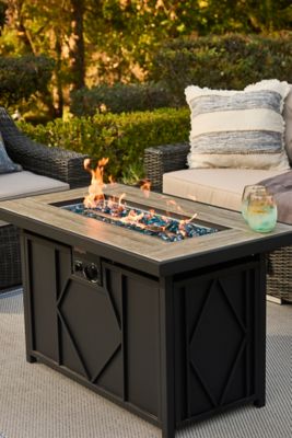 Image showing  42 in. Rectangular Propane Gas Fire Table