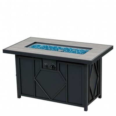 Image showing  42 in. Rectangular Propane Gas Fire Table