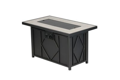 Image showing  42 in. Rectangular Propane Gas Fire Table