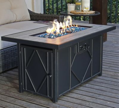 Image showing 5 th HeatMaxx 42 in. Rectangular Propane Gas Fire Table