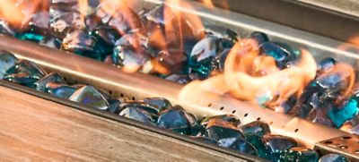 Image showing 7 th HeatMaxx 42 in. Rectangular Propane Gas Fire Table