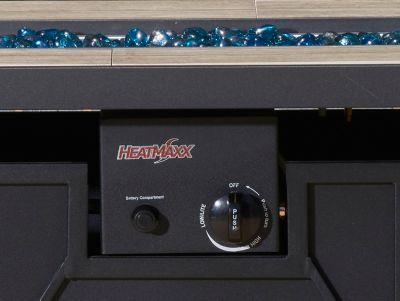 Image showing 9 th HeatMaxx 42 in. Rectangular Propane Gas Fire Table