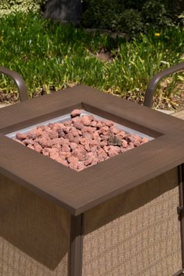 Image showing  5 pc. 28 in. Outdoor Gas Fire Table Set