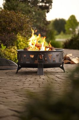 HeatMaxx 30 in. Round Wood Fire Pit