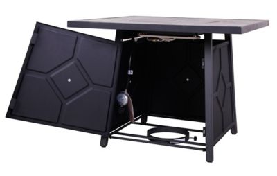 Image showing  32 in. Square Gas Fire Table 40,000 BTU