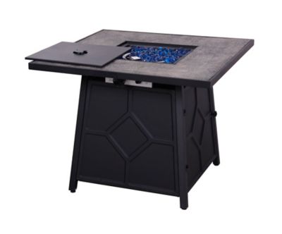 Image showing  32 in. Square Gas Fire Table 40,000 BTU